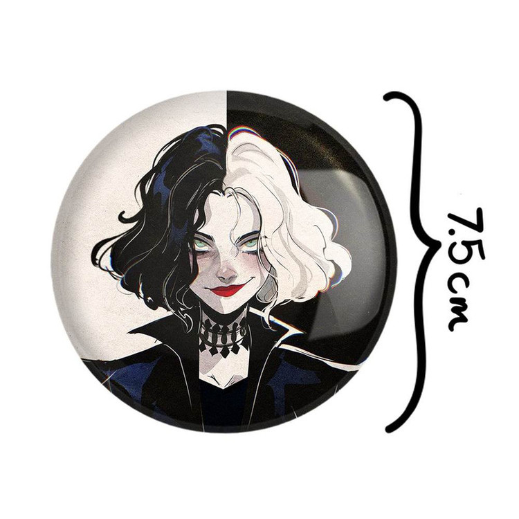 آینه جیبی خندالو مدل کروئلا Cruella کد 10745