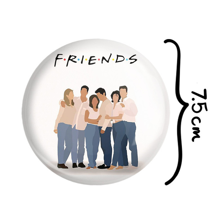 آینه جیبی خندالو مدل سریال فرندز Friends کد 3136
