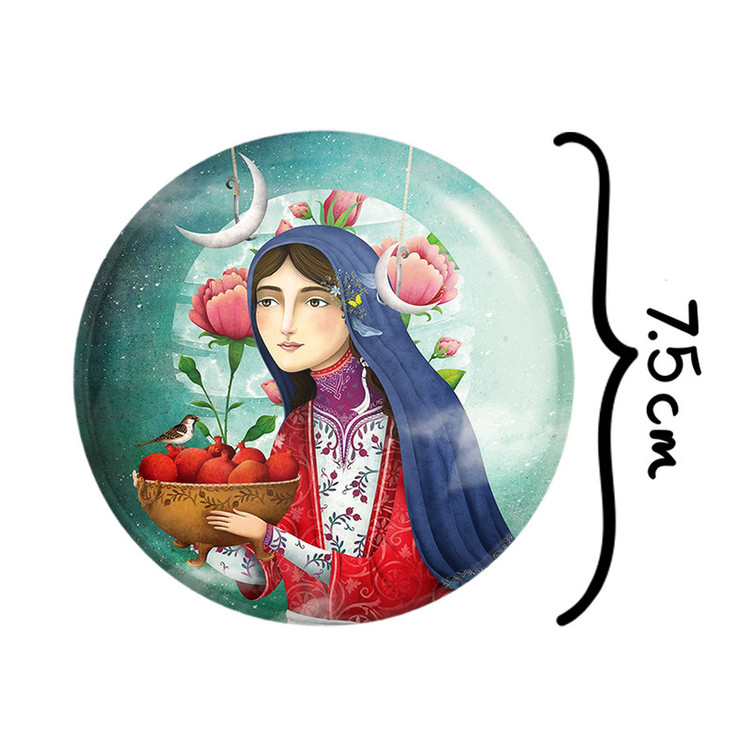 آینه جیبی خندالو مدل شب یلدا کد 20406