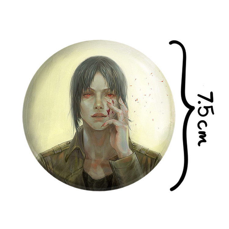 آینه جیبی خندالو طرح یمیر انیمه اتک آن تایتان Attack on Titan مدل تاشو کد 11039