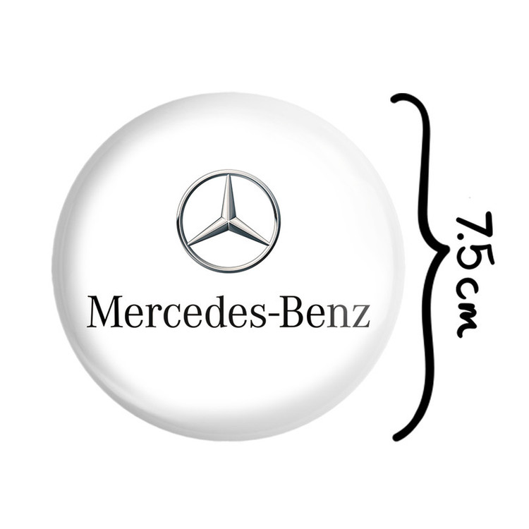 آینه جیبی خندالو طرح مرسدس بنز Mercedes Benz مدل تاشو کد 23510