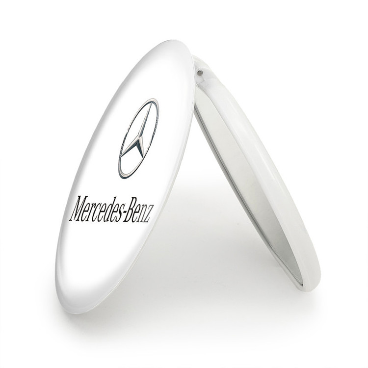 آینه جیبی خندالو طرح مرسدس بنز Mercedes Benz مدل تاشو کد 23510