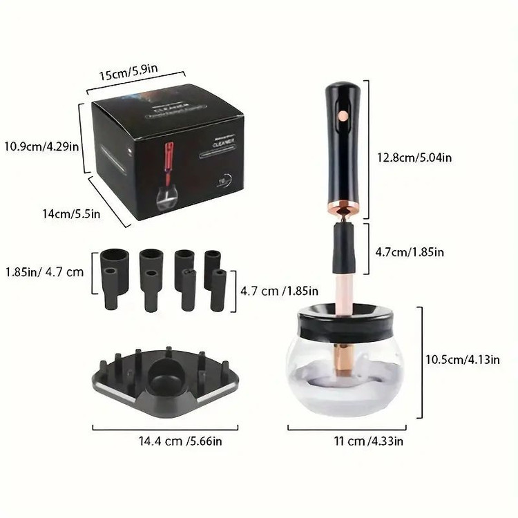 دستگاه شستشو و خشککن برس آرایشی مدل Amriver KC47885 به همراه تنگ مخزن آب