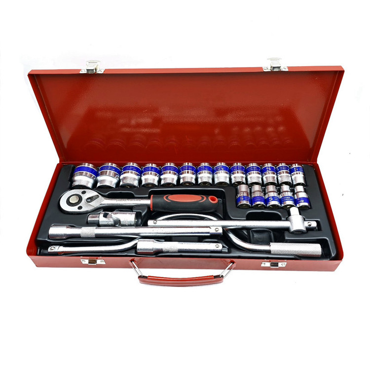 جعبه آچار بکس جنترد مدل 24PCS-SOCKET SET سایز 8، 32 میلی متر مجموعه 24 عددی