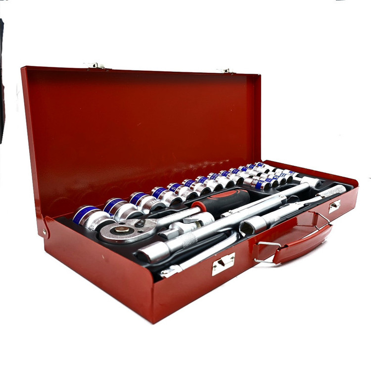 جعبه آچار بکس جنترد مدل 24PCS-SOCKET SET سایز 8، 32 میلی متر مجموعه 24 عددی