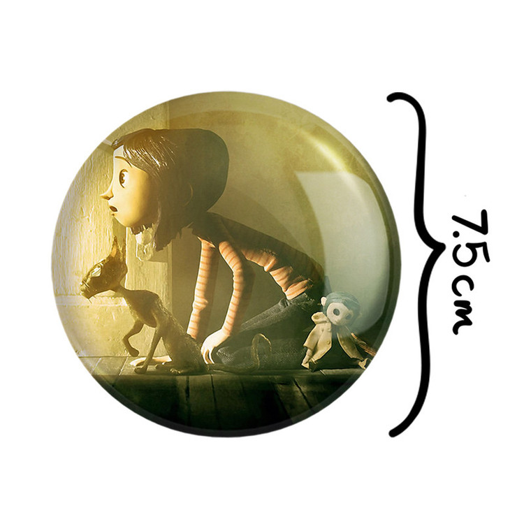 آینه جیبی خندالو مدل کورالاین Coraline کد 20770