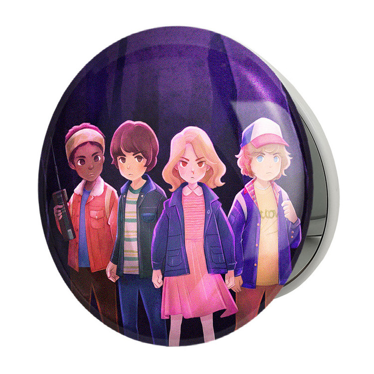 آینه جیبی خندالو طرح استرینجر تینگز Stranger Things مدل تاشو کد 10846