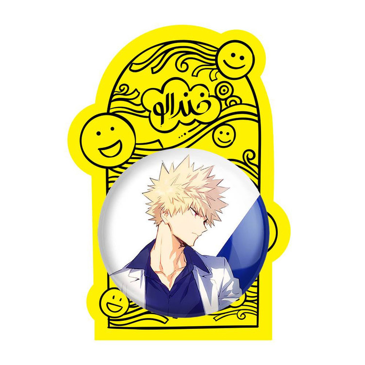 آینه جیبی خندالو مدل کاتسوکی باکوگو انیمه آکادمی قهرمان من My Hero Academia کد 10078