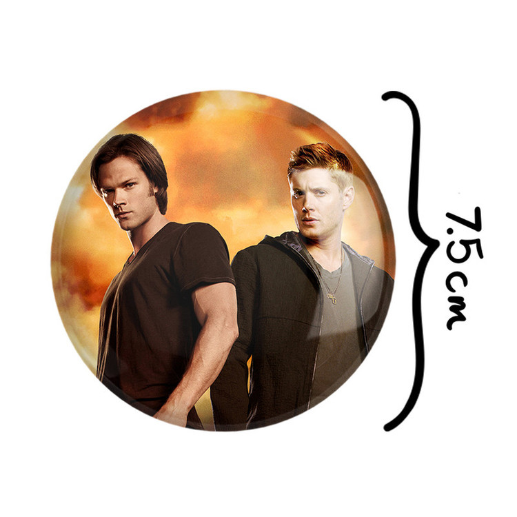 آینه جیبی خندالو مدل سم و دین وینچستر سریال سوپرنچرال Supernatural کد 24512