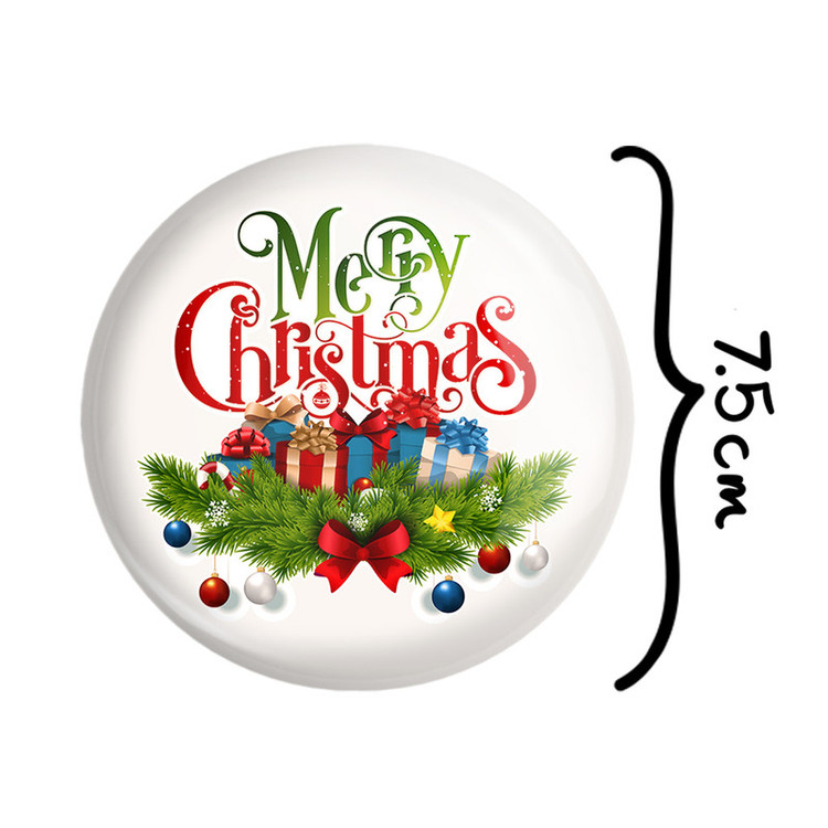 آینه جیبی خندالو طرح کریسمس Christmas مدل تاشو کد 22155