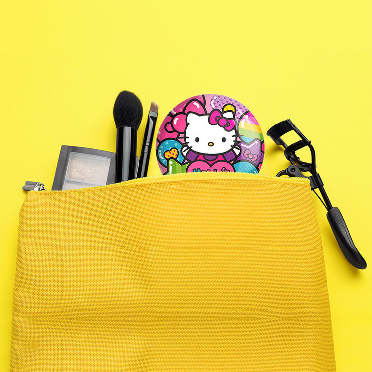 آینه جیبی خندالو مدل هلو کیتی Hello Kitty کد 2481