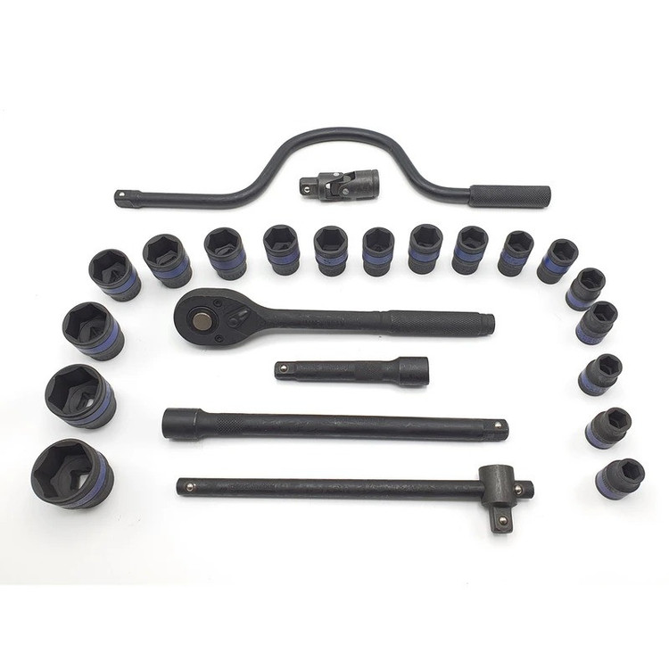 آچار بکس باس مدل BS-24PC CR-V مجموعه 24 عددی
