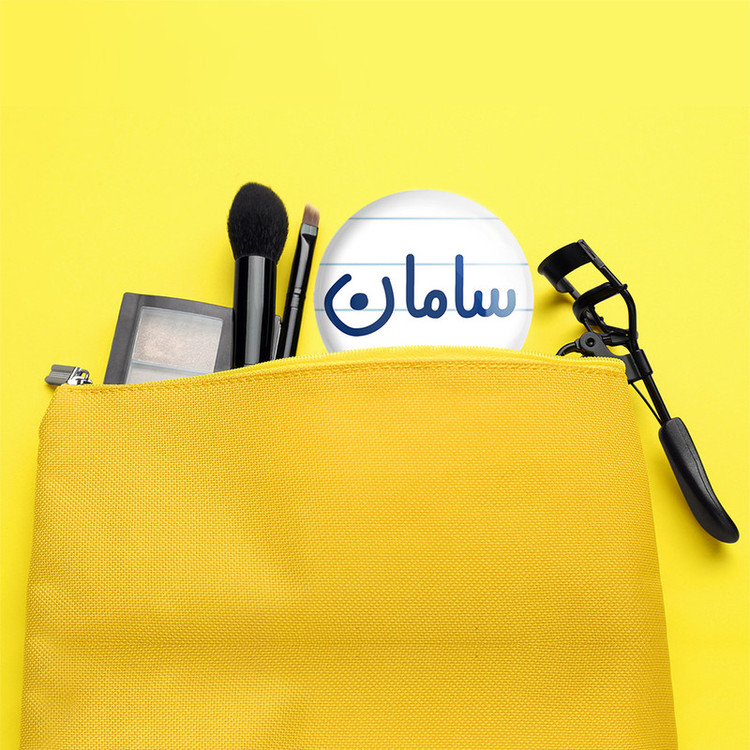 آینه جیبی خندالو مدل سامان کد 8249