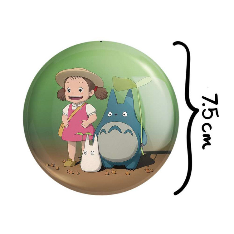 آینه جیبی خندالو طرح انیمه توتورو Totoro کد 4540