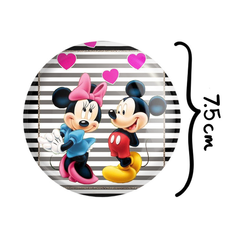 آینه جیبی خندالو طرح میکی موس Mickey Mouse مدل تاشو کد 2427