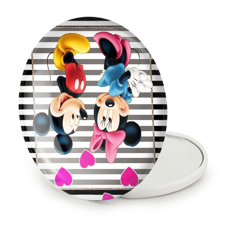 آینه جیبی خندالو طرح میکی موس Mickey Mouse مدل تاشو کد 2427