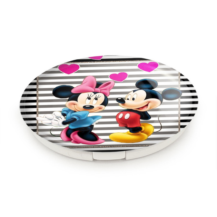 آینه جیبی خندالو طرح میکی موس Mickey Mouse مدل تاشو کد 2427