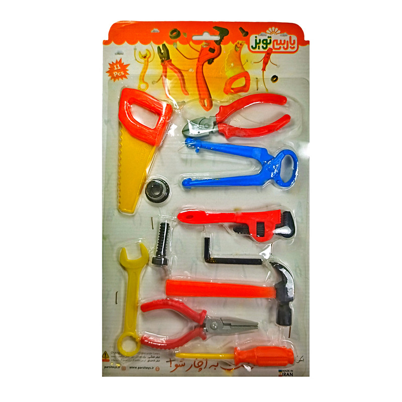 ست اسباب بازی ابزار مدل 11PCS مجموعه ۱۱ عددی