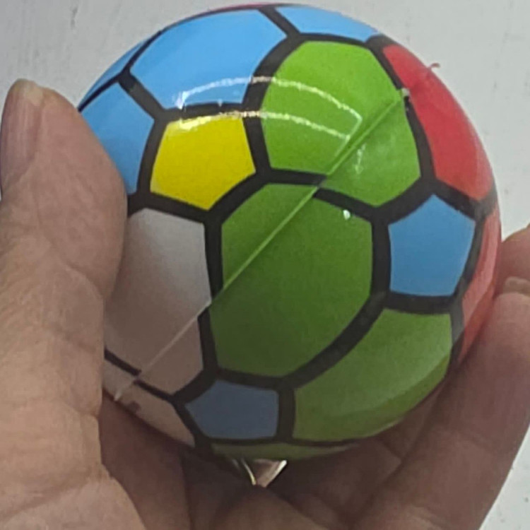 توپ بازی ناب سل مدل پرشی هفت رنگ کد NAAB00123 JUMPING BALL