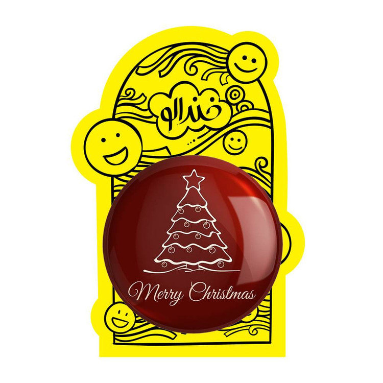 آینه جیبی خندالو مدل کریسمس Christmas کد 22164