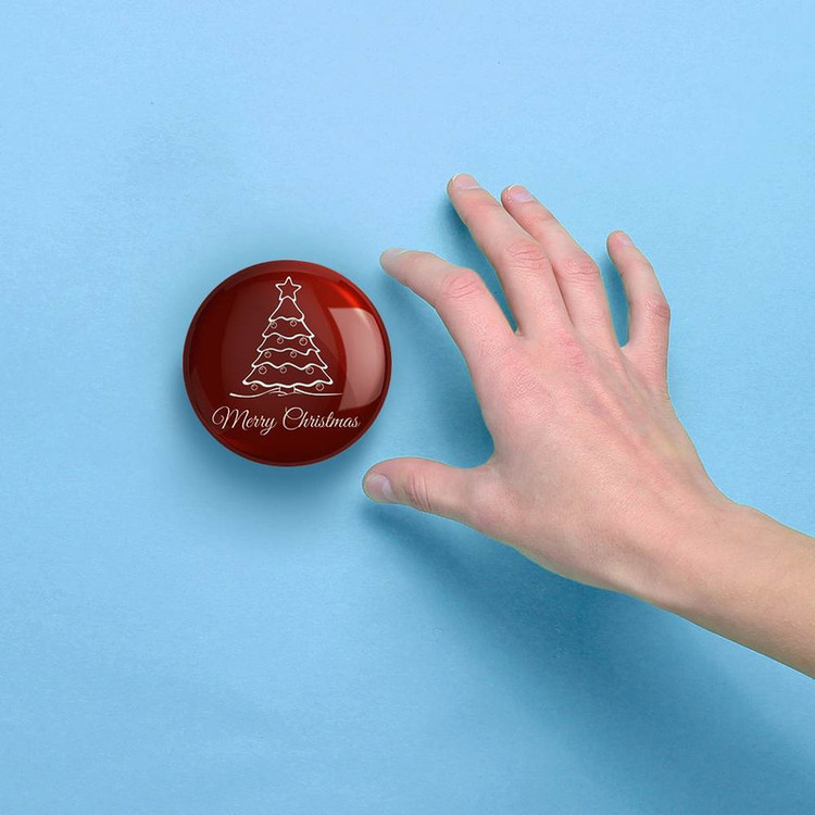 آینه جیبی خندالو مدل کریسمس Christmas کد 22164