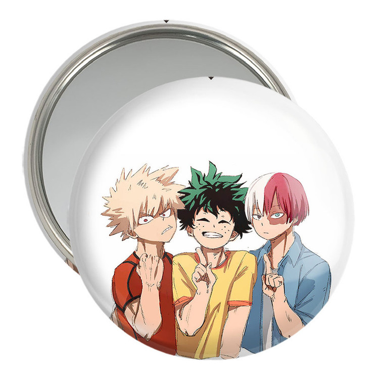 آینه جیبی خندالو مدل انیمه آکادمی قهرمان من My Hero Academia کد 10082