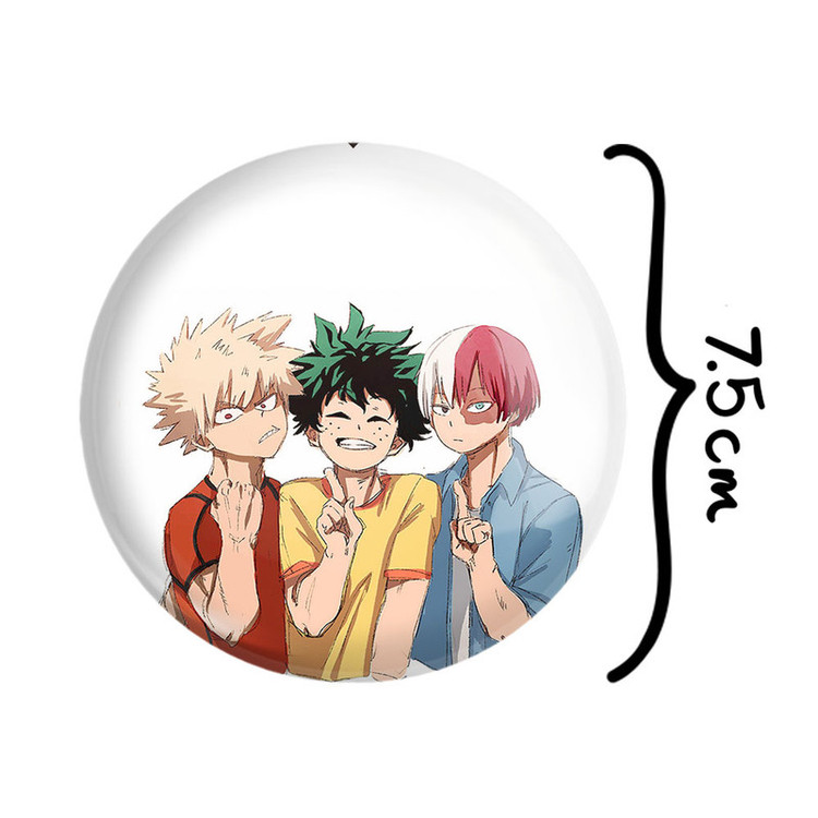 آینه جیبی خندالو مدل انیمه آکادمی قهرمان من My Hero Academia کد 10082