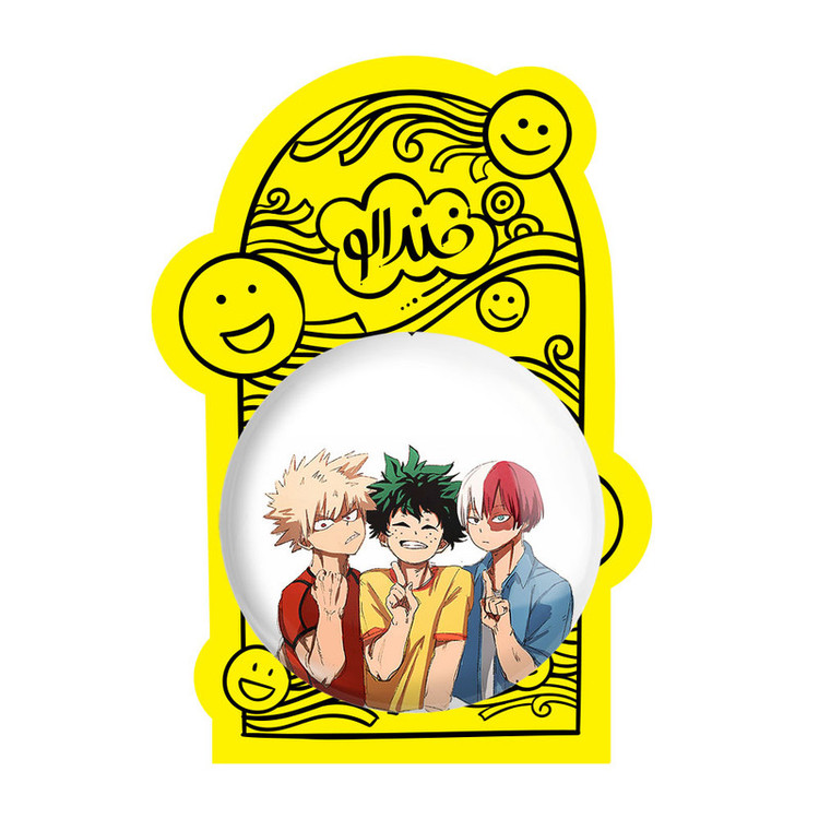 آینه جیبی خندالو مدل انیمه آکادمی قهرمان من My Hero Academia کد 10082