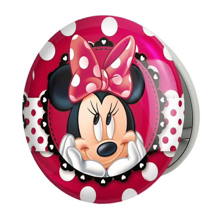 آینه جیبی خندالو طرح میکی موس Mickey Mouse مدل تاشو کد 2417