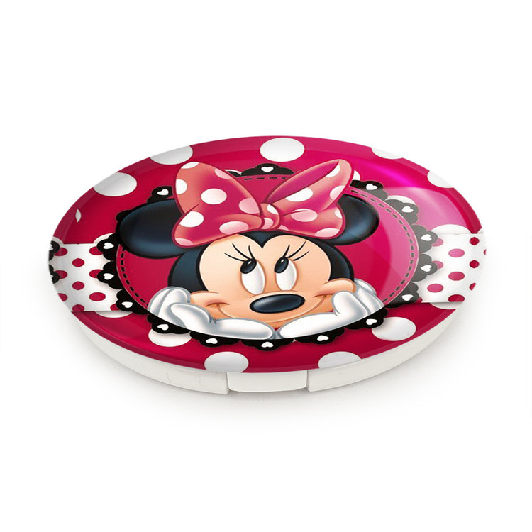 آینه جیبی خندالو طرح میکی موس Mickey Mouse مدل تاشو کد 2417