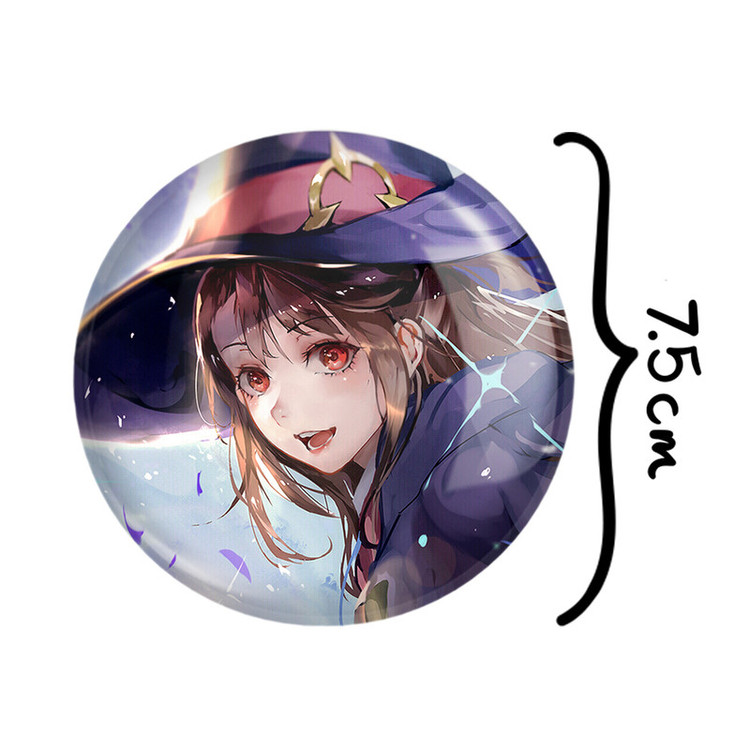 آینه جیبی خندالو طرح اکو انیمه جادوگران کوچک Little Witch Academia مدل تاشو کد 22867