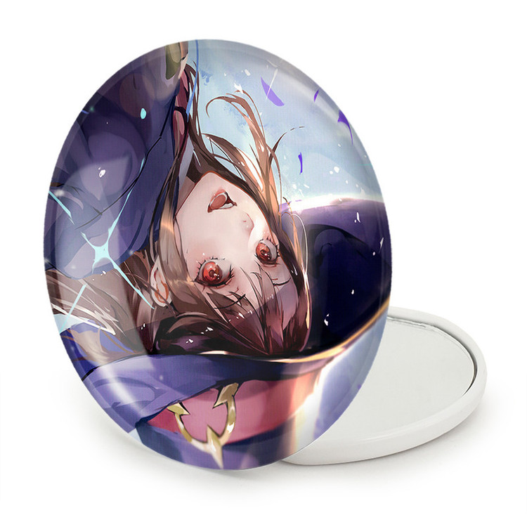آینه جیبی خندالو طرح اکو انیمه جادوگران کوچک Little Witch Academia مدل تاشو کد 22867