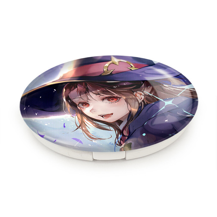 آینه جیبی خندالو طرح اکو انیمه جادوگران کوچک Little Witch Academia مدل تاشو کد 22867