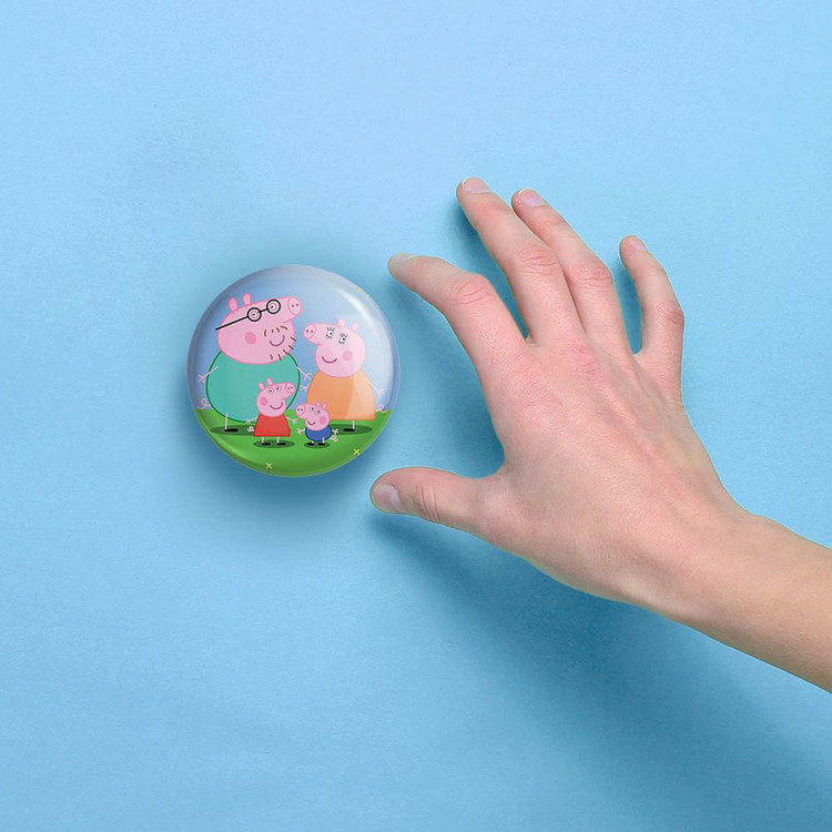 آینه جیبی خندالو مدل خانواده پپا پیگ انیمه پپاپیک Peppa pig کد 22070