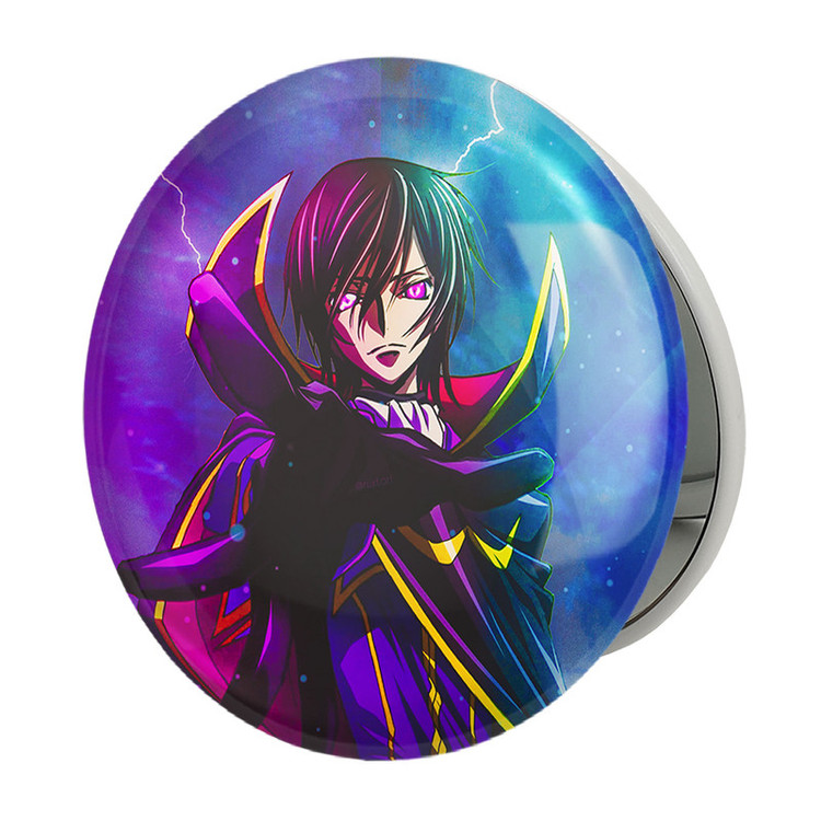 آینه جیبی خندالو طرح لولوش وی بریتانیا انیمه کد گیاس Code Geass مدل تاشو کد 13083