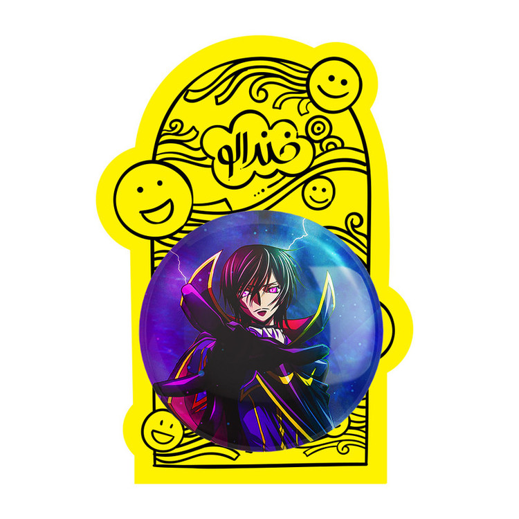 آینه جیبی خندالو طرح لولوش وی بریتانیا انیمه کد گیاس Code Geass مدل تاشو کد 13083