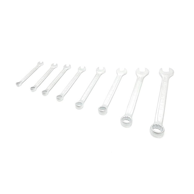 آچار یکسر تخت و یکسر رینگی تک تول مدل 8pc مجموعه 8 عددی