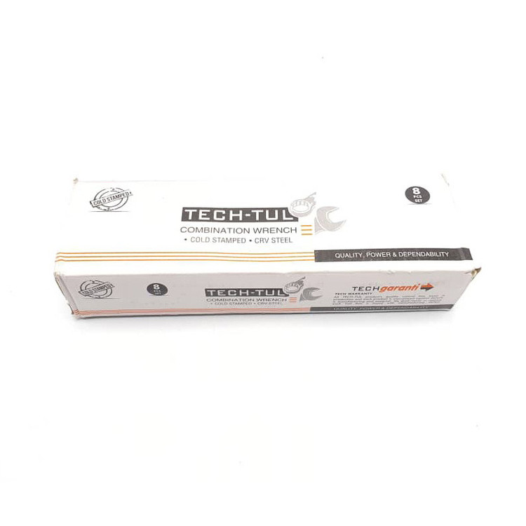 آچار یکسر تخت و یکسر رینگی تک تول مدل 8pc مجموعه 8 عددی