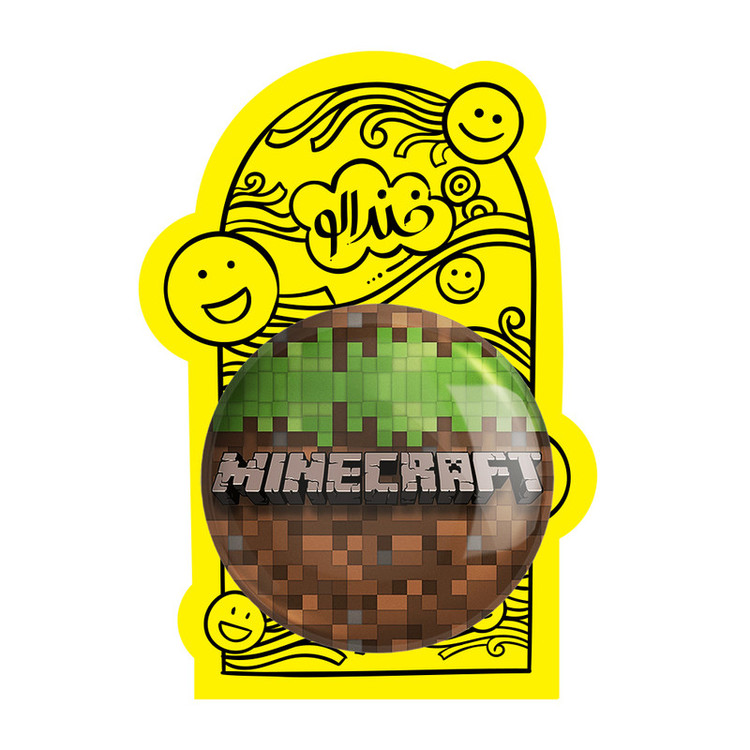 آینه جیبی خندالو مدل بازی ماینکرافت Minecraft کد 23272