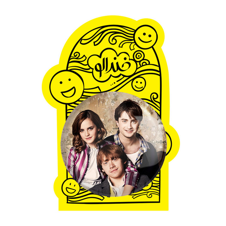 آینه جیبی خندالو طرح هری پاتر Harry Potter مدل تاشو کد 2692