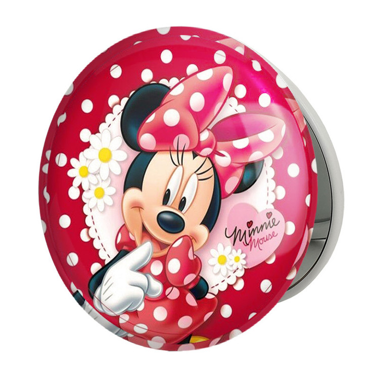آینه جیبی خندالو طرح میکی موس Mickey Mouse مدل تاشو کد 2437