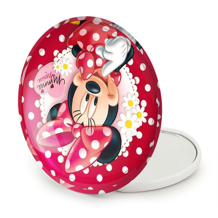 آینه جیبی خندالو طرح میکی موس Mickey Mouse مدل تاشو کد 2437