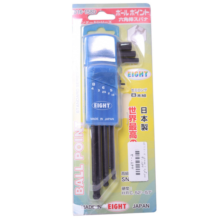 مجموعه 8 عددی آچار آلن ایت مدل 158D-016