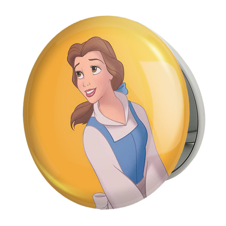 آینه جیبی خندالو طرح انیمیشن دیو و دلبر Beauty And The Beast مدل تاشو کد 1789