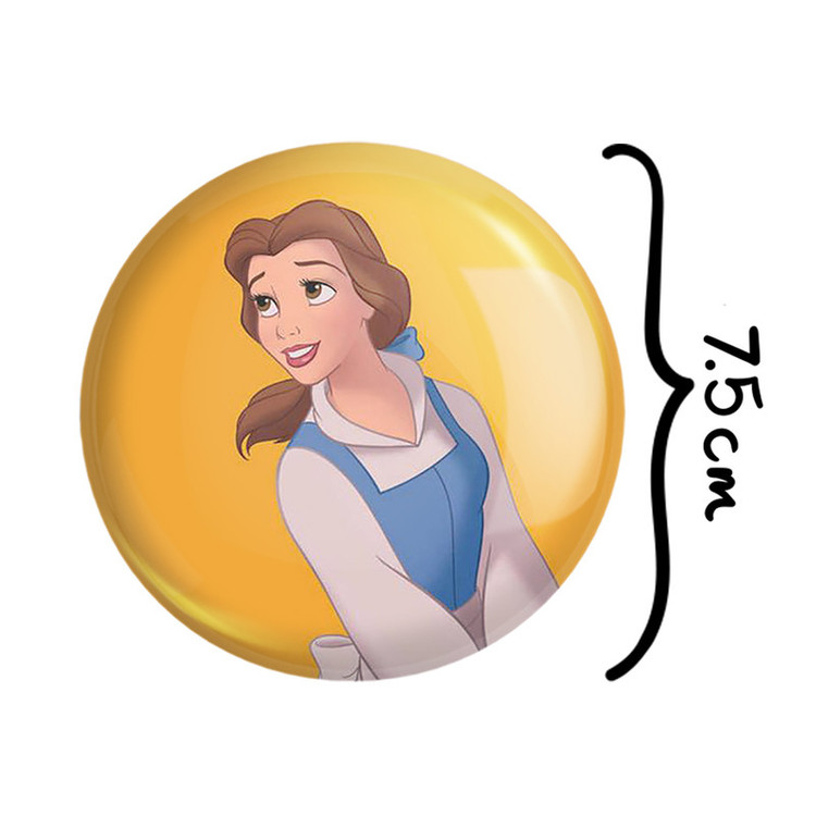 آینه جیبی خندالو طرح انیمیشن دیو و دلبر Beauty And The Beast مدل تاشو کد 1789