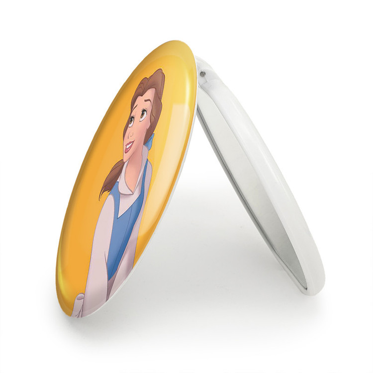 آینه جیبی خندالو طرح انیمیشن دیو و دلبر Beauty And The Beast مدل تاشو کد 1789