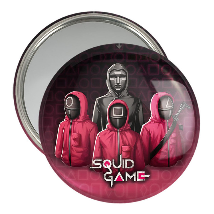 آینه جیبی خندالو مدل بازی مرکب Squid Game کد 10805
