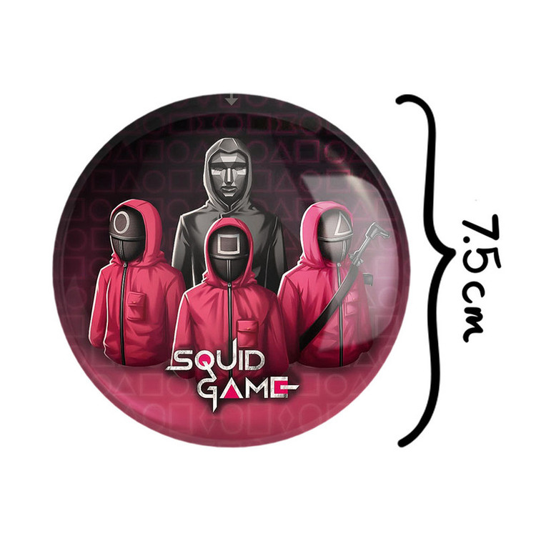 آینه جیبی خندالو مدل بازی مرکب Squid Game کد 10805