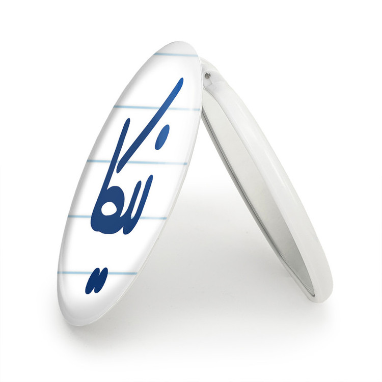 آینه جیبی خندالو طرح نیکا مدل تاشو کد 6862