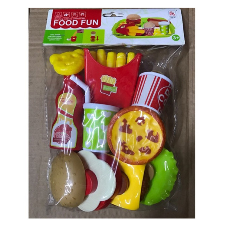 ست اسباب بازی فست فود مدل FOOD FUN کد 6621